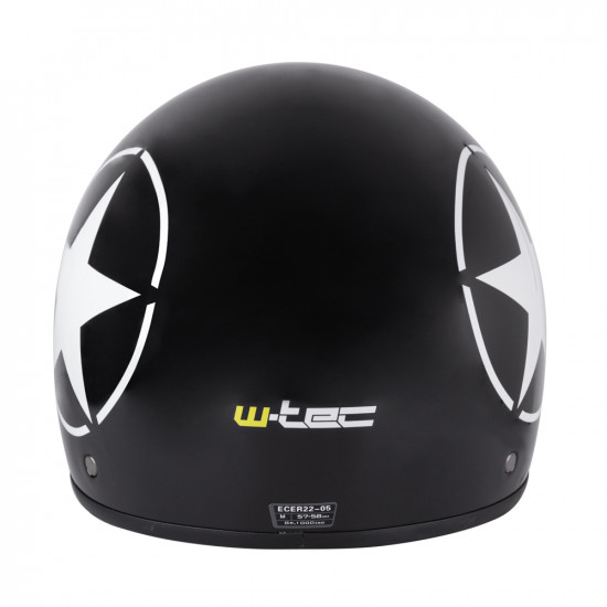 Scooter helmet W-TEC FS-710S Revolt, Black