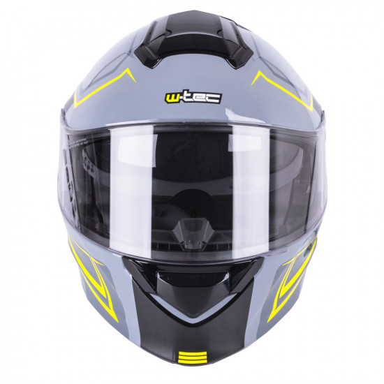 Motorcycle helmet W-TEC V271 Black-yellow