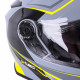 Motorcycle helmet W-TEC V271 Black-yellow