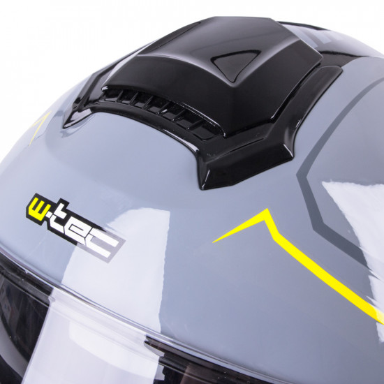 Motorcycle helmet W-TEC V271 Black-yellow