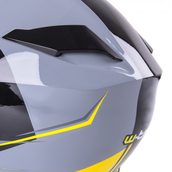 Motorcycle helmet W-TEC V271 Black-yellow