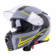 Motorcycle helmet W-TEC V271 Black-yellow