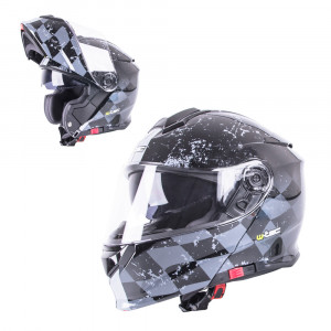 Motorcycle helmet W-TEC V271 Black-gray
