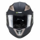 Motorcycle helmet W-TEC YM925 - Black / bronze