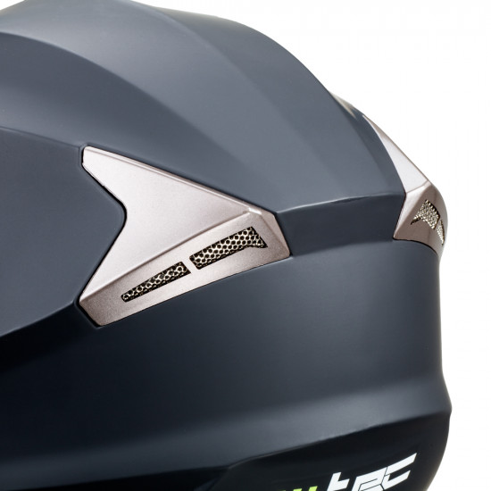 Motorcycle helmet W-TEC YM925 - Black matt