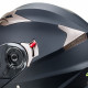 Motorcycle helmet W-TEC YM925 - Black matt