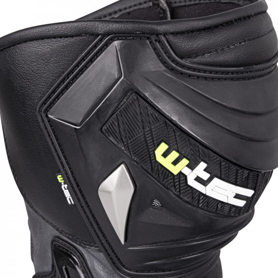 Motorcycle boots W-TEC Arkus, Black - White