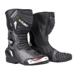 Motorcycle boots W-TEC Arkus, Black - White