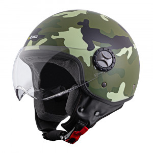 Moto helmet for scooter W-TEC FS-701C - camouflage