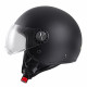Moto helmet for scooter W-TEC FS-701MB, Black matt