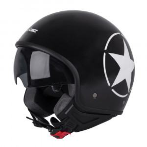 Scooter helmet W-TEC FS-710S Revolt, Black