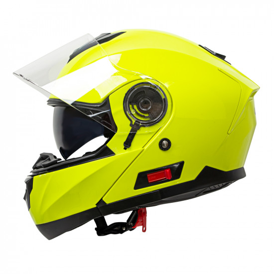 Motorcycle helmet W-TEC Lanxamo - Yellow fluorescent