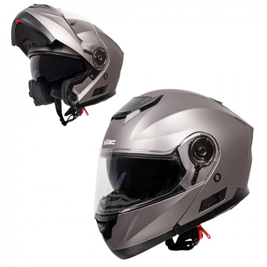 Motorcycle helmet W-TEC Lanxamo, Black mat