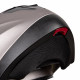 Moto helmet W-TEC Lanxamo - Silver titanium