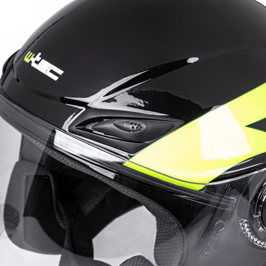 Motorcycle helmet W-TEC Nankko, Black