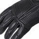 Leather motorcycle gloves W-TEC Mareff, Black