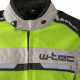 W-TEC Saigair Men's Summer Motorcycle Jacket, Neon Yellow / Gray