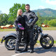 Mens motorcycle pants W-TEC Rusnac NF-2607, Black