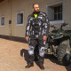 Motorcycle pants W-TEC Kaamuf,Black-camoflage