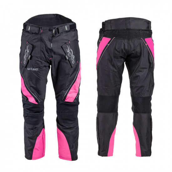 Womens motorcycle pants W-TEC Kaajla NF-2683 - black/white