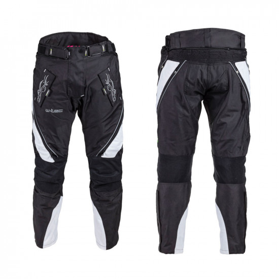 Womens motorcycle pants W-TEC Kaajla NF-2683 - black/white