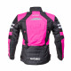 Womens motorcycle jacket Softshell W-TEC Alenalla NF-2410 - black/pink