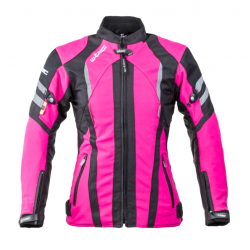 Womens motorcycle jacket Softshell W-TEC Alenalla NF-2410 - black/pink