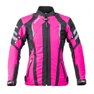Womens motorcycle jacket Softshell W-TEC Alenalla NF-2410 - black/pink