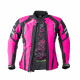 Womens motorcycle jacket Softshell W-TEC Alenalla NF-2410 - black/pink