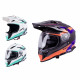 Motorcycle helmet W-TEC V331 - Black / blue / orange Motorcycle helmet W-TEC V331 - Black / blue / orange