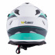  Motorcycle helmet W-TEC V331 - Black / blue / orange