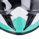  Motorcycle helmet W-TEC V331 - Black / blue / orange