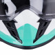 Motorcycle helmet W-TEC V331 - Black / green / yellow