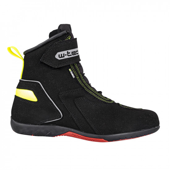 Motorcycle boots W-TEC Sixtreet -Black/Green