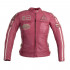 Womens leather motorcycle jacket W-TEC Sheawen Lady - pink