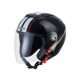 Motorcycle helmet W-TEC YM-617 - Black Corsa