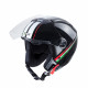 Motorcycle helmet W-TEC YM-617 - Black Corsa