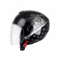 Motorcycle helmet W-TEC YM-617 - Black Corsa