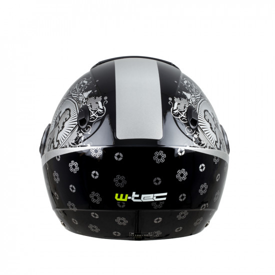 Motorcycle helmet W-TEC YM-617 - Black Corsa