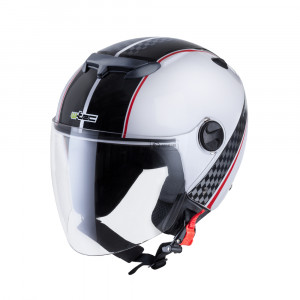 Motorcycle helmet W-TEC YM-617 - White