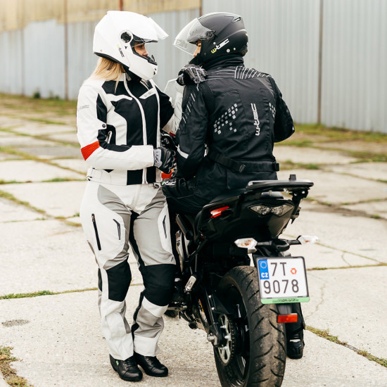 Moto helmet W-TEC NK-850 - White gloss