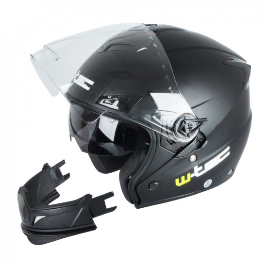 Moto helmet W-TEC NK-850 - White gloss Moto helmet W-TEC NK-850 - White gloss