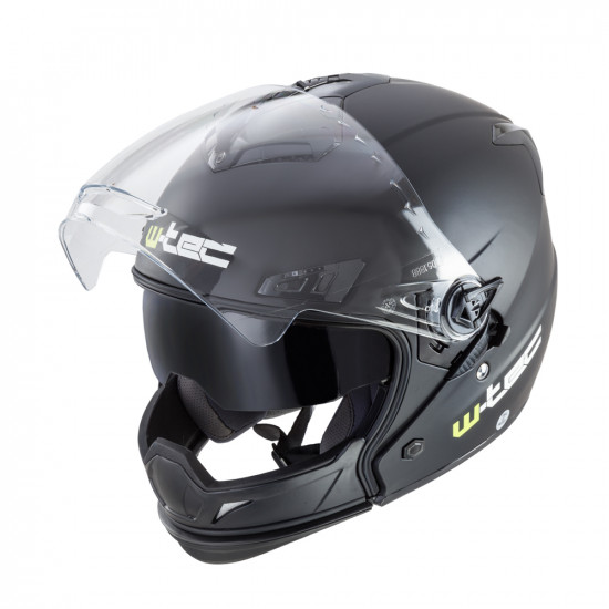 Moto helmet W-TEC NK-850 - White gloss Moto helmet W-TEC NK-850 - White gloss