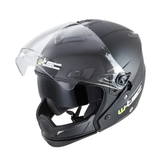 Moto helmet W-TEC NK-850 - White gloss Moto helmet W-TEC NK-850 - White gloss