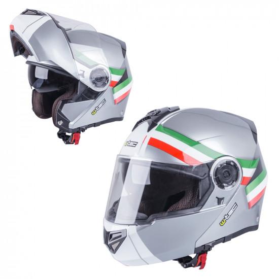 Helmet for motorcycle W-TEC Vexamo - Gray tricolor