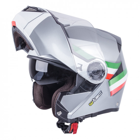 Helmet for motorcycle W-TEC Vexamo - Gray tricolor