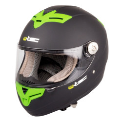 Motorcycle helmet W-TEC V105 - Black / green