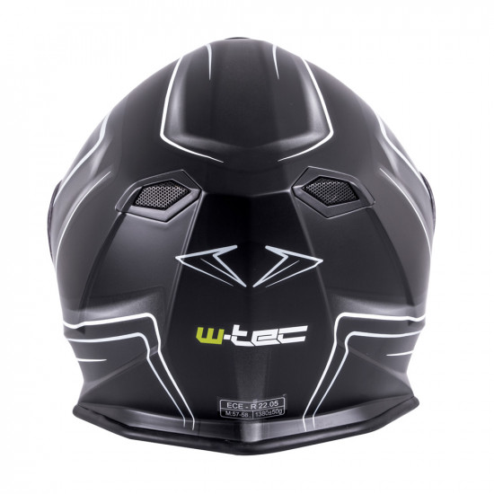 Motorcycle helmet W-TEC V127 - Black graphics