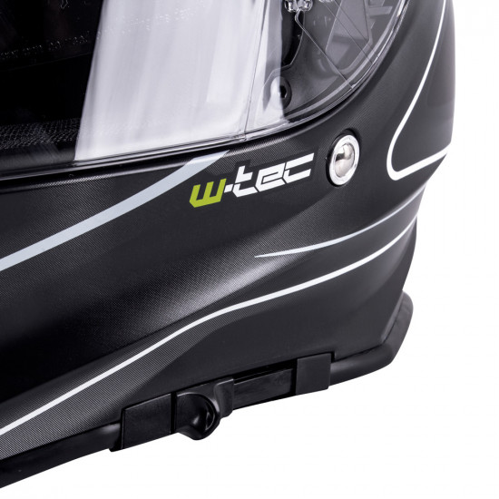 Motorcycle helmet W-TEC V127 - Black graphics