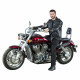 Leather motorcycle jacket W-TEC Perfectis